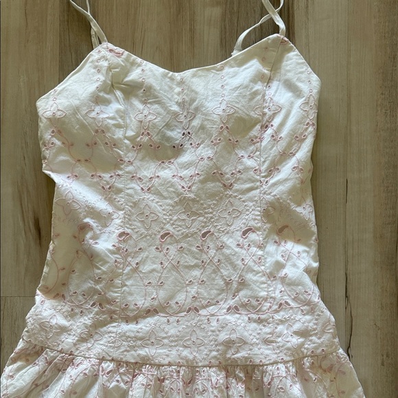 Roller Rabbit x Target White Spaghetti Strap Embroidered Eyelet Easter dress - Picture 6 of 8